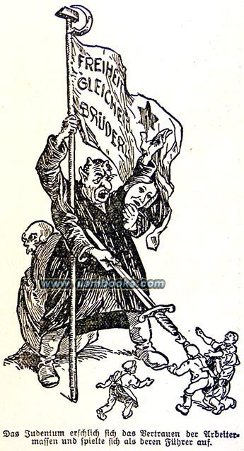 anti-Jewish Nazi caricature 1939