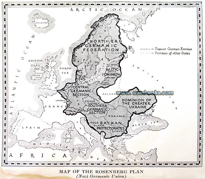 Alfred Rosenberg Plan (Nazi Germanic Union)