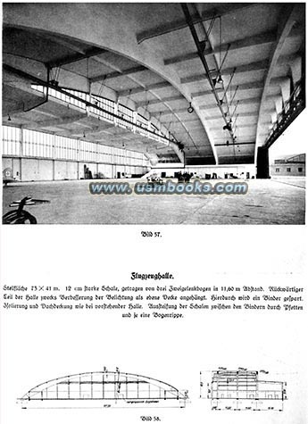 concrete airplane hangar 