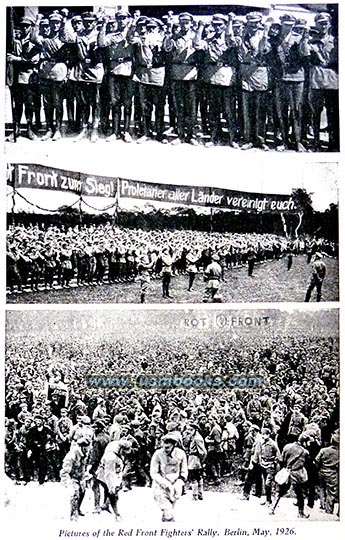 Communist Red Front Fighters in Berlin