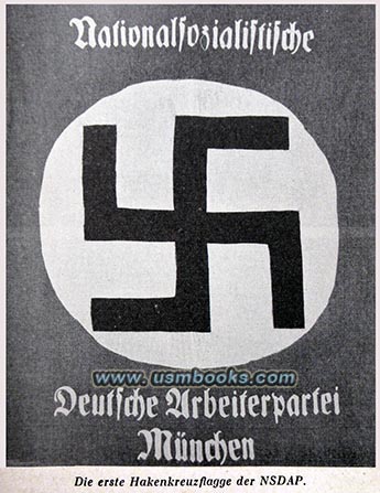 the first Nazi Party swastika flag