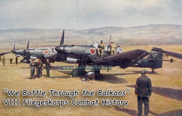 VIII. Fliegerkorps (Luftwaffe 8th Air Corps) photo history Balkans in WW2