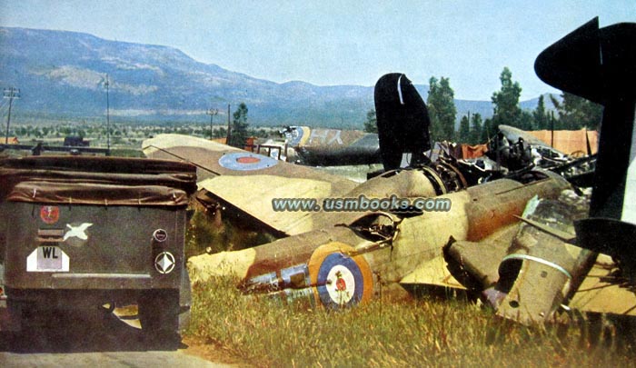 Luftwaffe color photos, WW2 plane wrecks