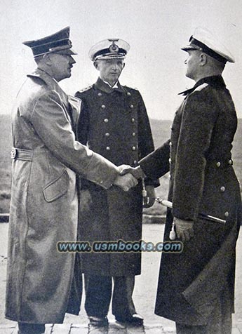 Hitler and Hartmann shake hands