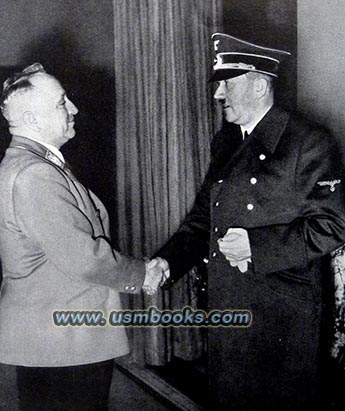 Reichsorganisationsleiter Dr. Robert Ley and Adolf Hitler