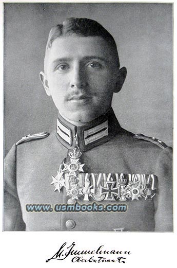 Max Immelmann, German WW1 Ace, Pour le Merite, Blue Max