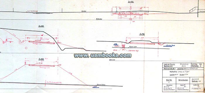 Nazi construction drawings