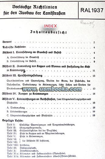 1937 Provisional Guidelines for the Extension of State Highways