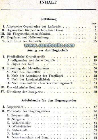 1944 Nazi Luftwaffe manual Der Flugzeugsattler