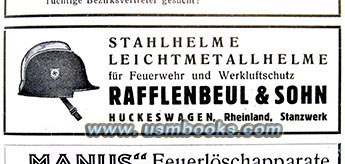 Nazi helmet advertising