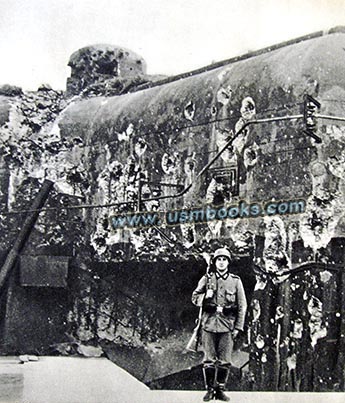 Wehrmacht soldier at the Maginot Line