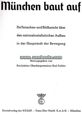 Mnchen baut auf, Central Publishing House of the Nazi Party Franz Eher