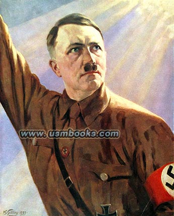 Color Portrait ADOLF HITLER