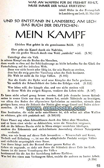 Mein Kampf, Adolf Hitler