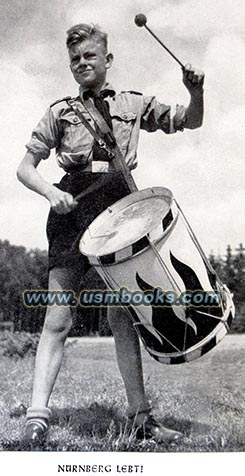 HJ drummer at the Reichsparteitag