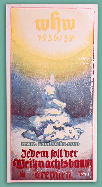 1936 WHW CHRISTMAS STICKER