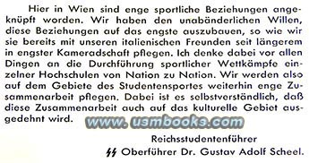 Reichsstudentenfhrer SS-Oberfhrer Dr. Gustav Adolf Scheel