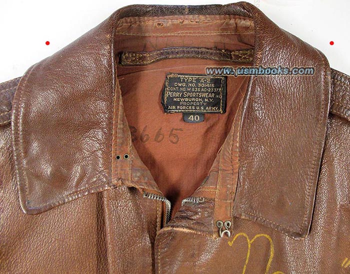 Perry Sportswear Contract WW2 A-2 jacket