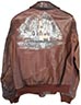 WW2 combat worn leather A-2 jacket