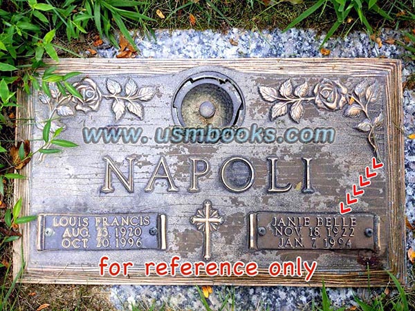 Louis + Belle Napoli grave